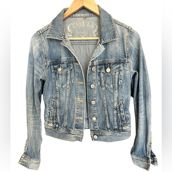 Talula XS Women's Blue Denim Jacket vintage- great wash - Picture 1 of 11